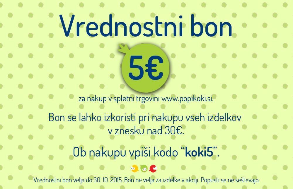 Darilni kuponček za 5€