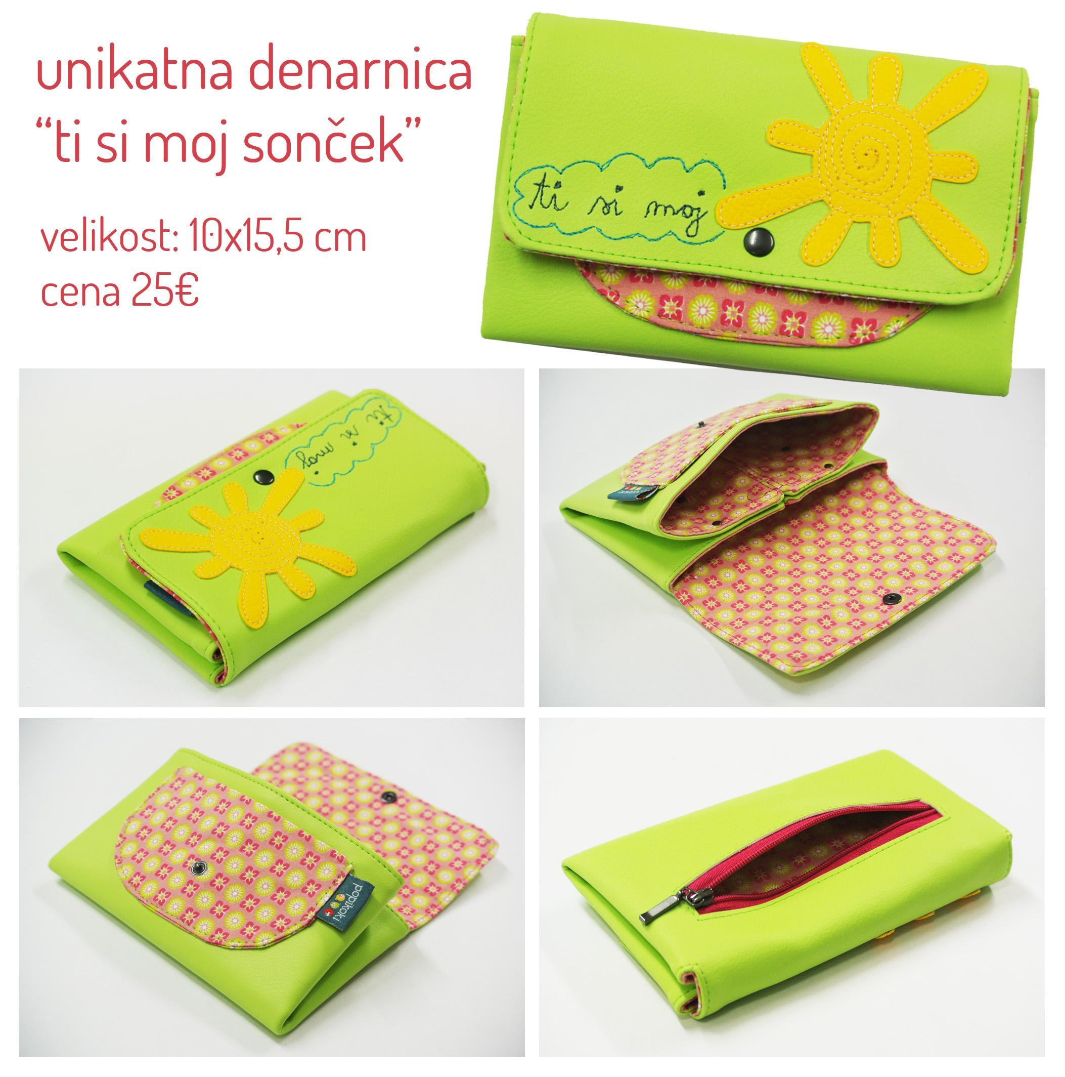 unikatna denarnica ti si moj sonček